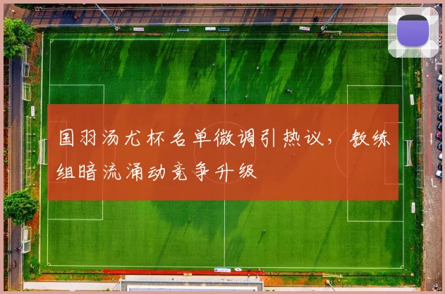 国羽汤尤杯名单微调引热议,教练组暗流涌动竞争升级